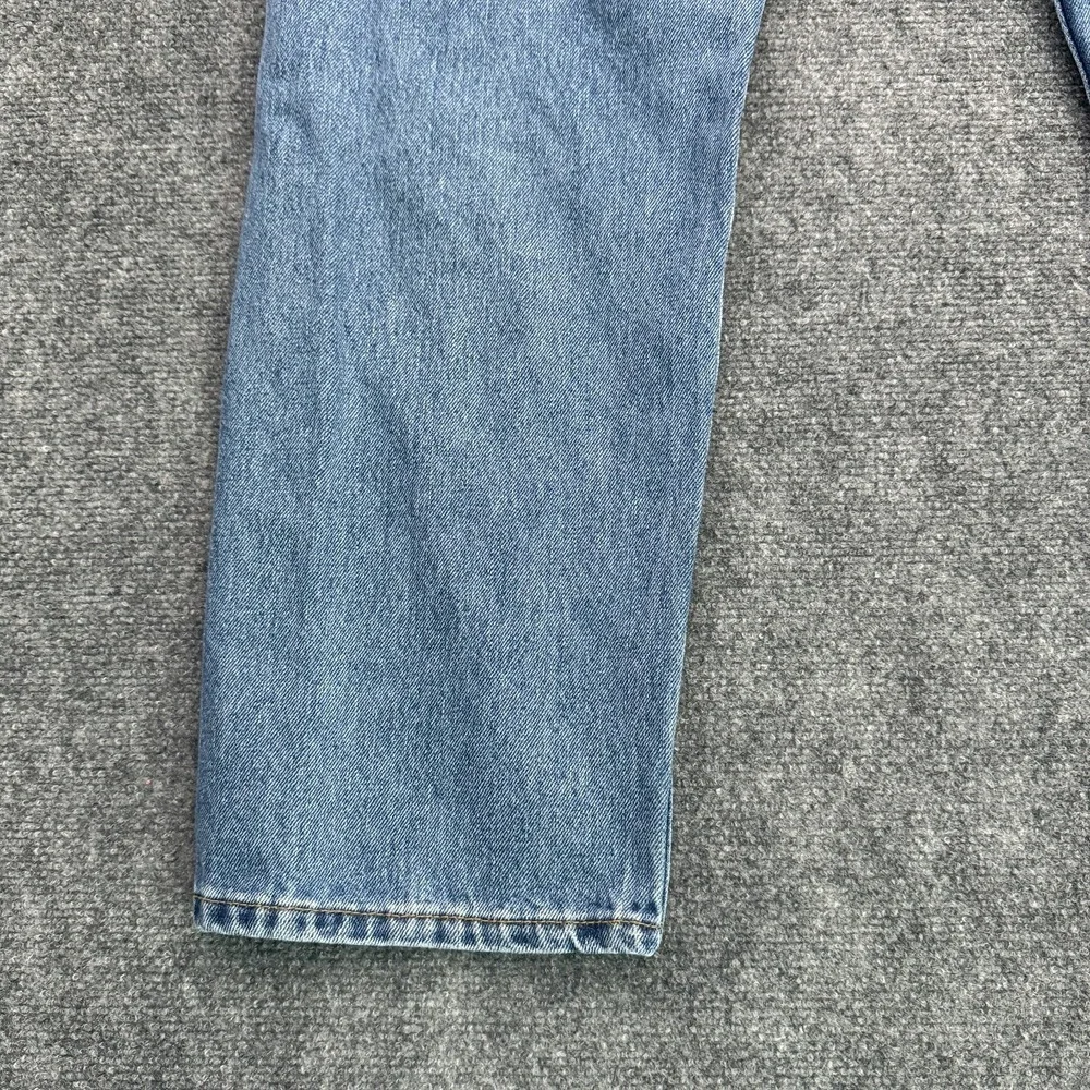 Levis 505 Regular Fit Jeans Mens 38x29 Medium Wash Blue Straight Leg Denim Pants